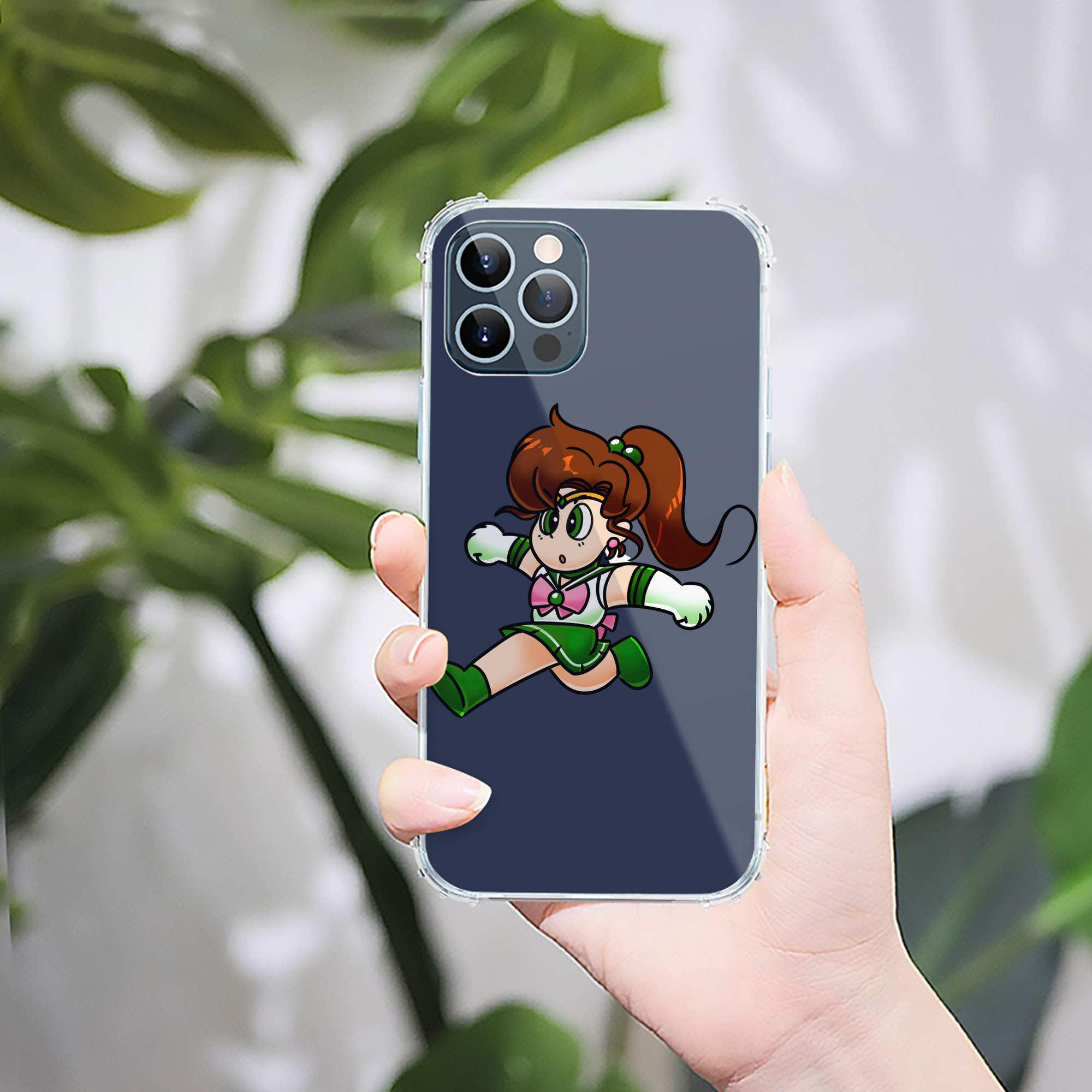 （画像用） 美少女戦士セーラームーン 木野 まこと きの まこと Sailor Moon Kino Makoto （セーラージュピター；Sailor Jupiter） 【iPhone 12シリーズ対応】透明スマホケース（クリアソフトケース）